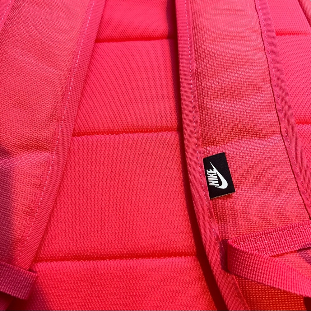 Nike Vivid Red Backpack with White Logo - Picture 5 of 6